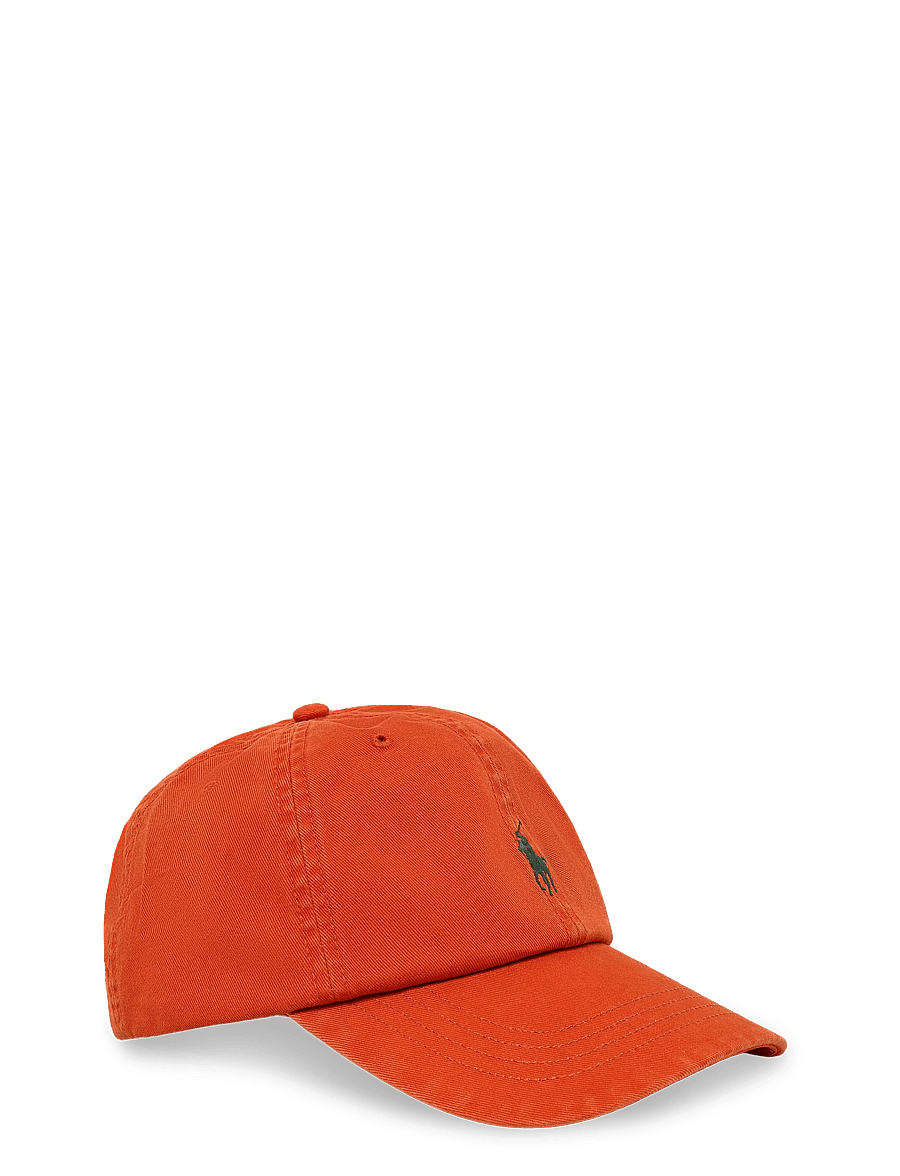 Polo Ralph Lauren - The Iconic Cotton Chino Ball Cap - mössor & kepsar - college orange w - 0