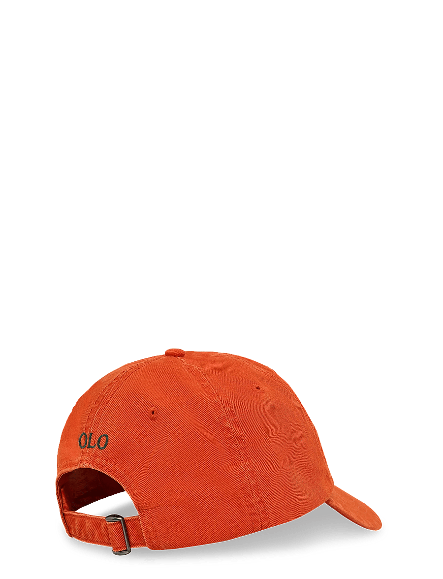 Polo Ralph Lauren - The Iconic Cotton Chino Ball Cap - mössor & kepsar - college orange w - 1