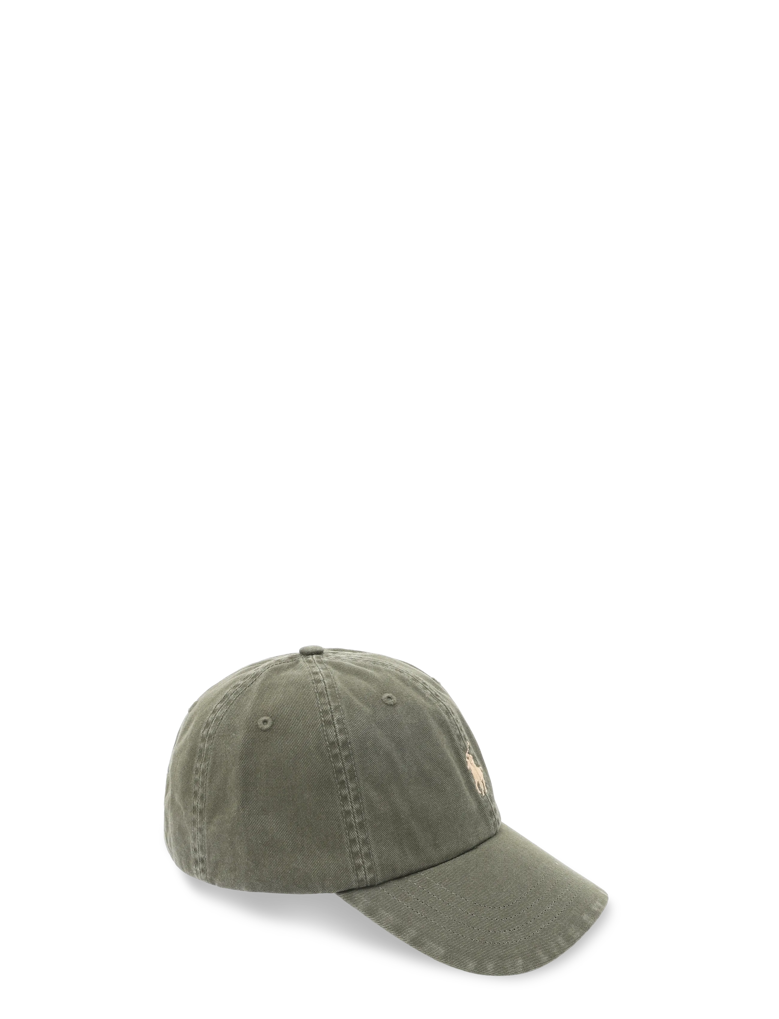 Polo Ralph Lauren The Iconic Cotton Chino Ball Cap, One Size, Headwear, Khakigrün - Caps, Männerswear