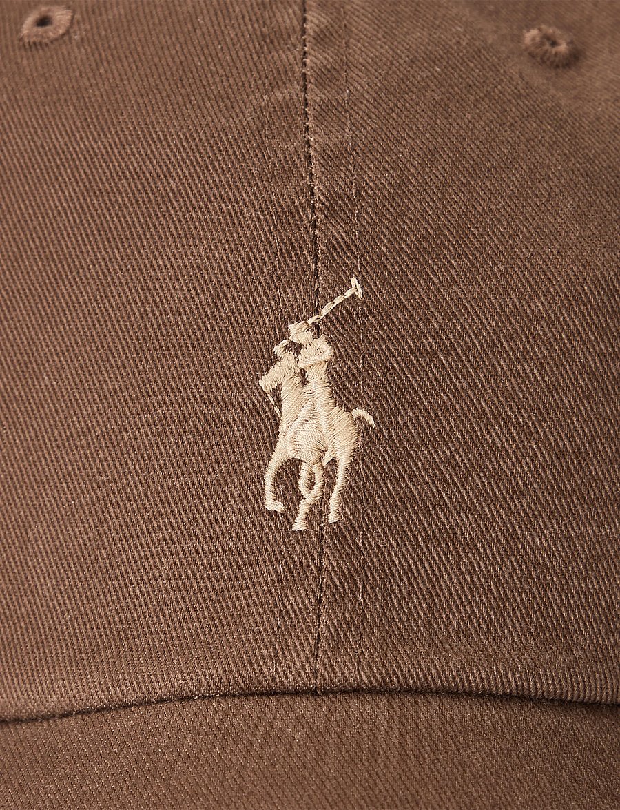 Polo Ralph Lauren - The Iconic Cotton Chino Ball Cap - huer & kasketter - cooper brown - 4