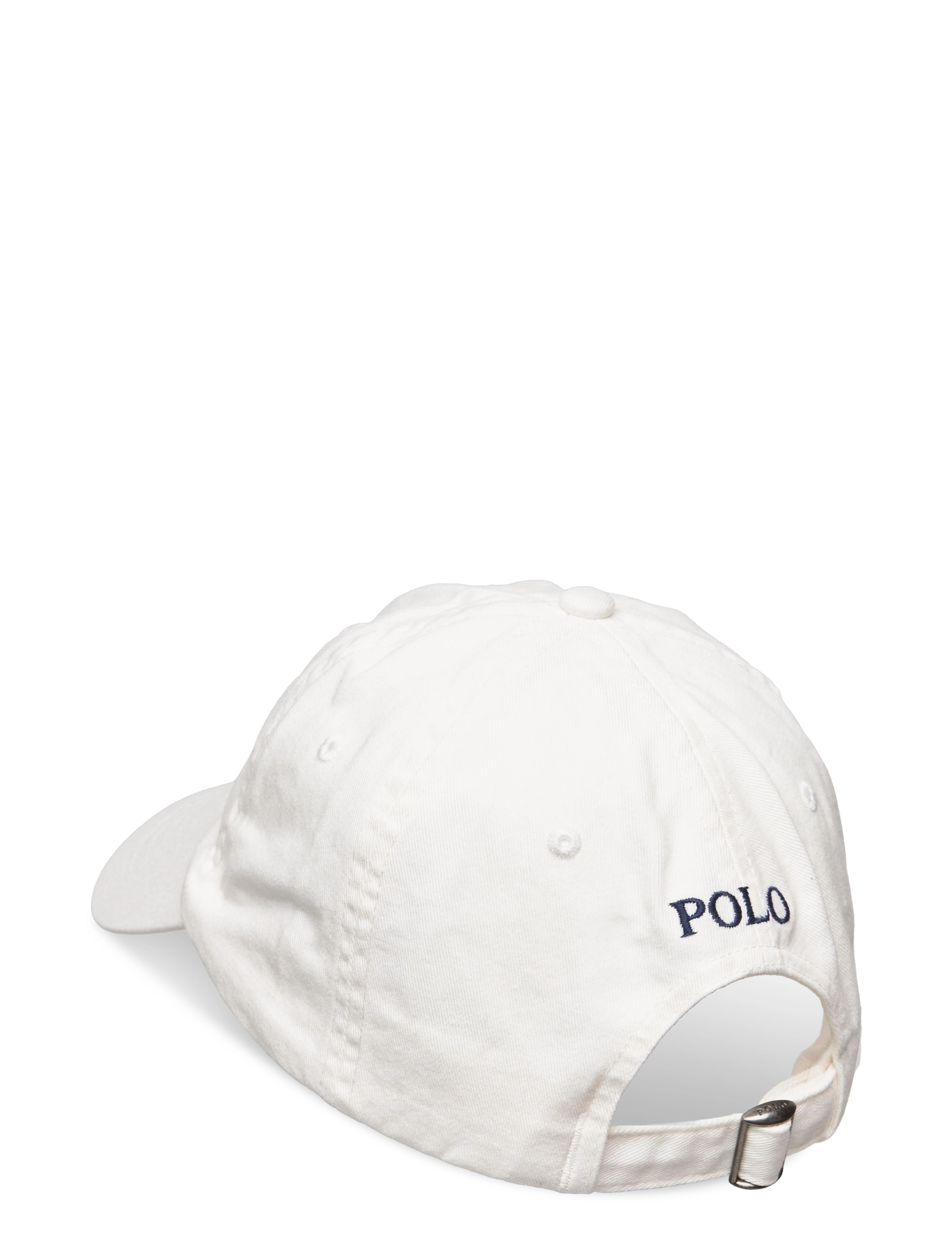Polo Ralph Lauren - Cotton Chino Baseball Cap - kappen - deckwash white - 1