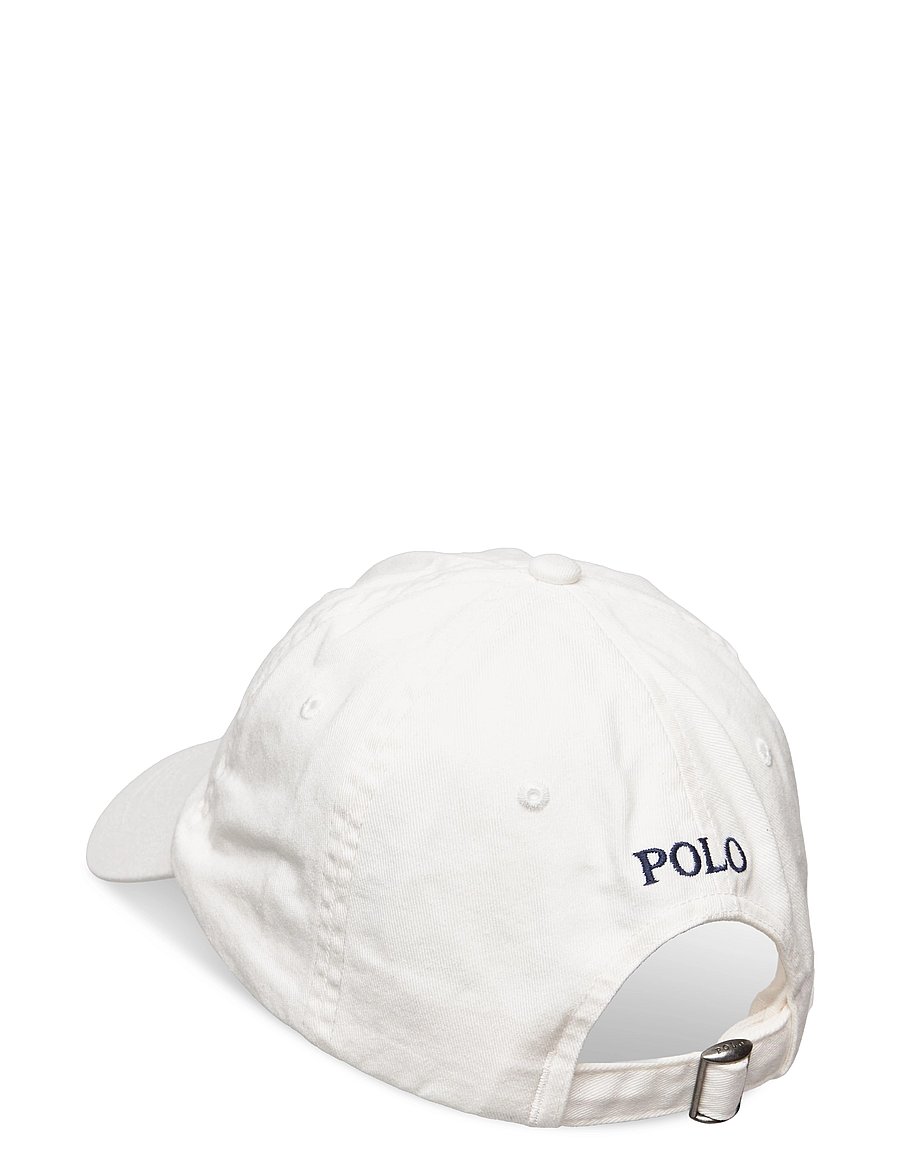 Polo Ralph Lauren - The Iconic Cotton Chino Ball Cap - mössor & kepsar - deckwash white - 1