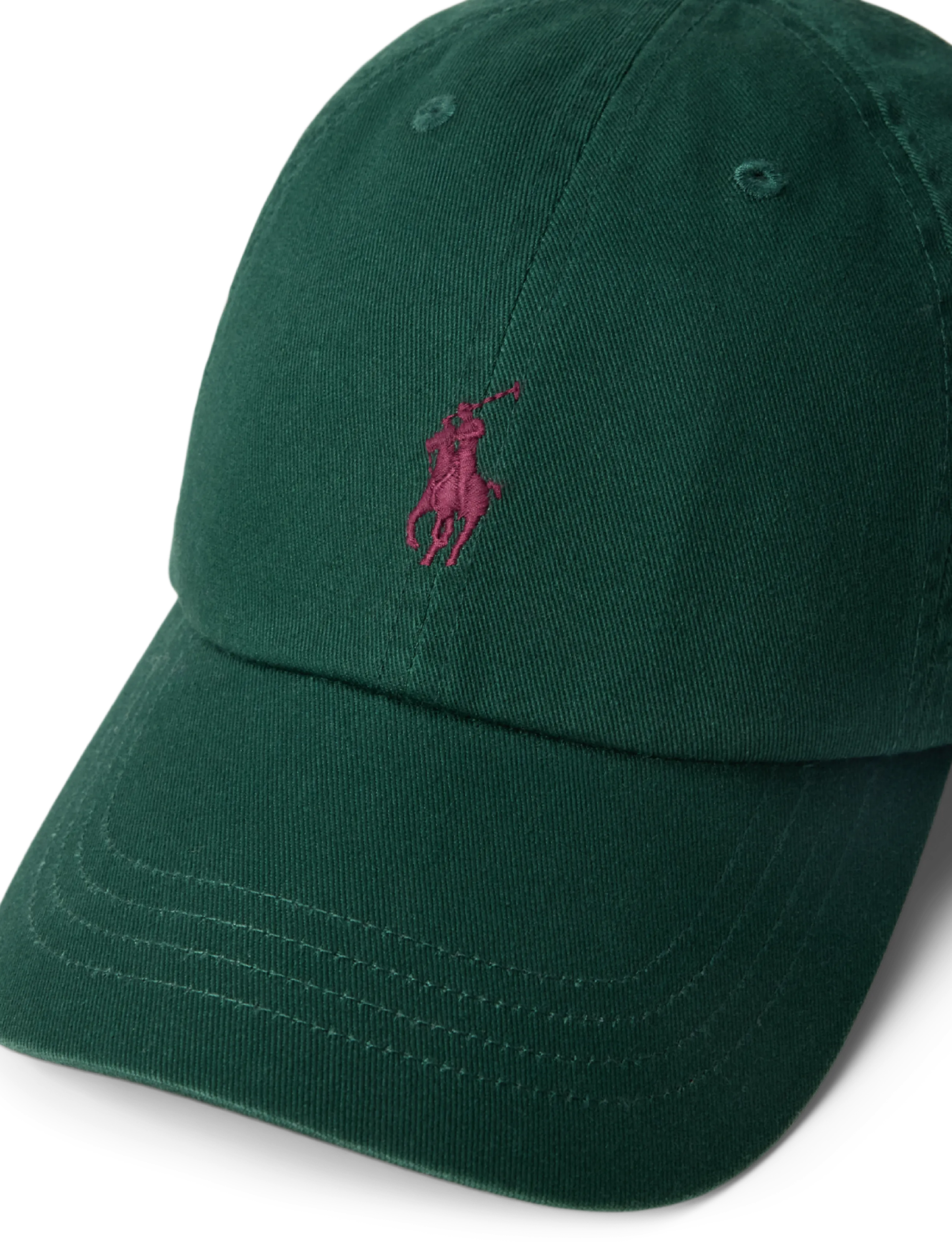 Polo Ralph Lauren - The Iconic Cotton Chino Ball Cap - mütsid ja nokkmütsid - moss agate w/c393 - 3
