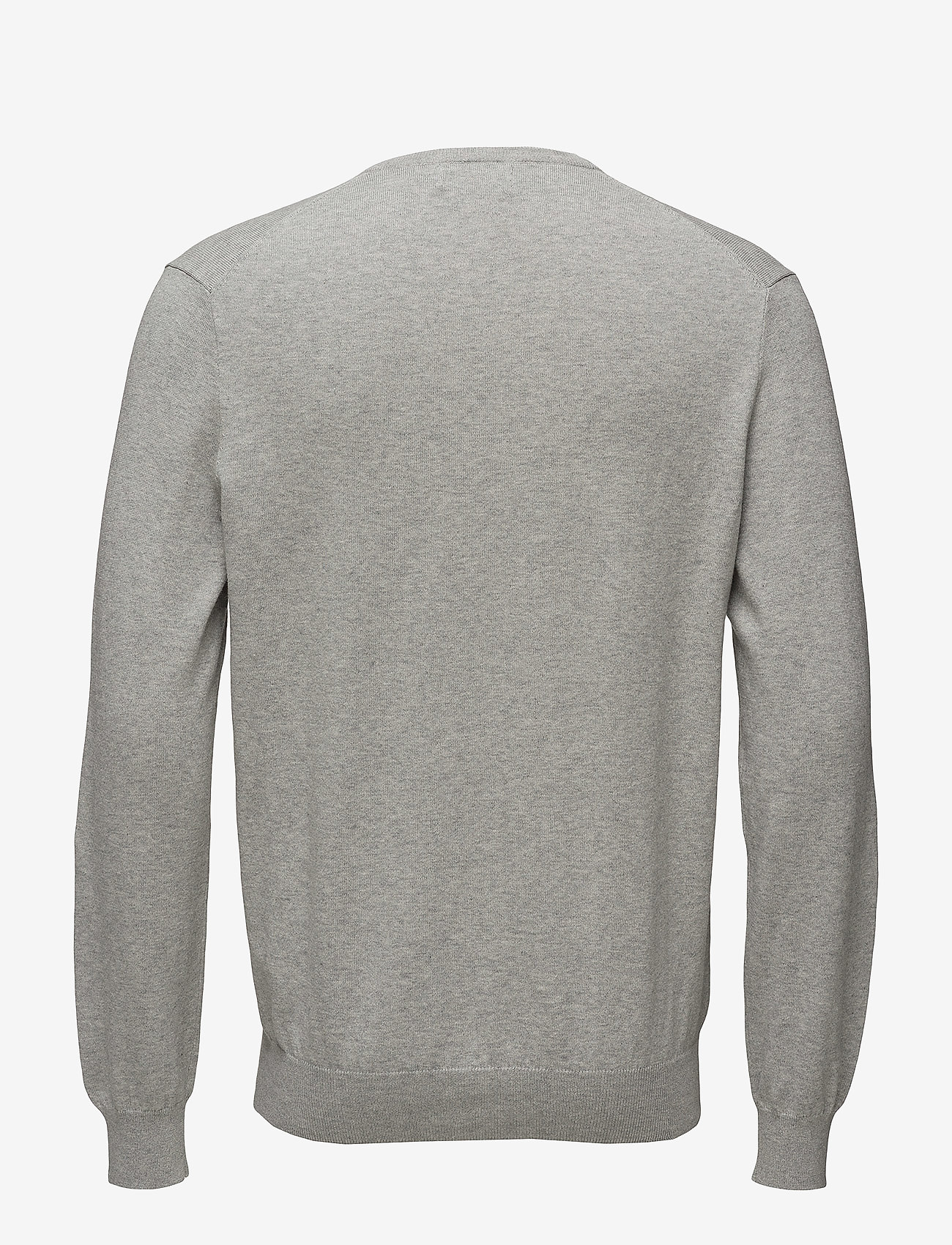 Polo Ralph Lauren - Slim Fit Cotton V-Neck Sweater - v-ringat - andover heather - 1