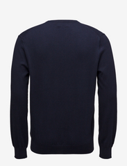 Polo Ralph Lauren - Slim Fit Cotton V-Neck Sweater - knitted v-necks - hunter navy - 1