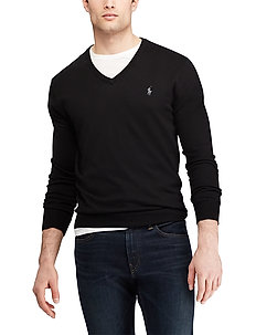 Slim Fit Cotton V-Neck Sweater, Polo Ralph Lauren