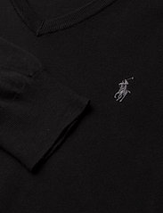 Polo Ralph Lauren - Slim Fit Cotton V-Neck Sweater - v-aukkoiset - polo black - 5