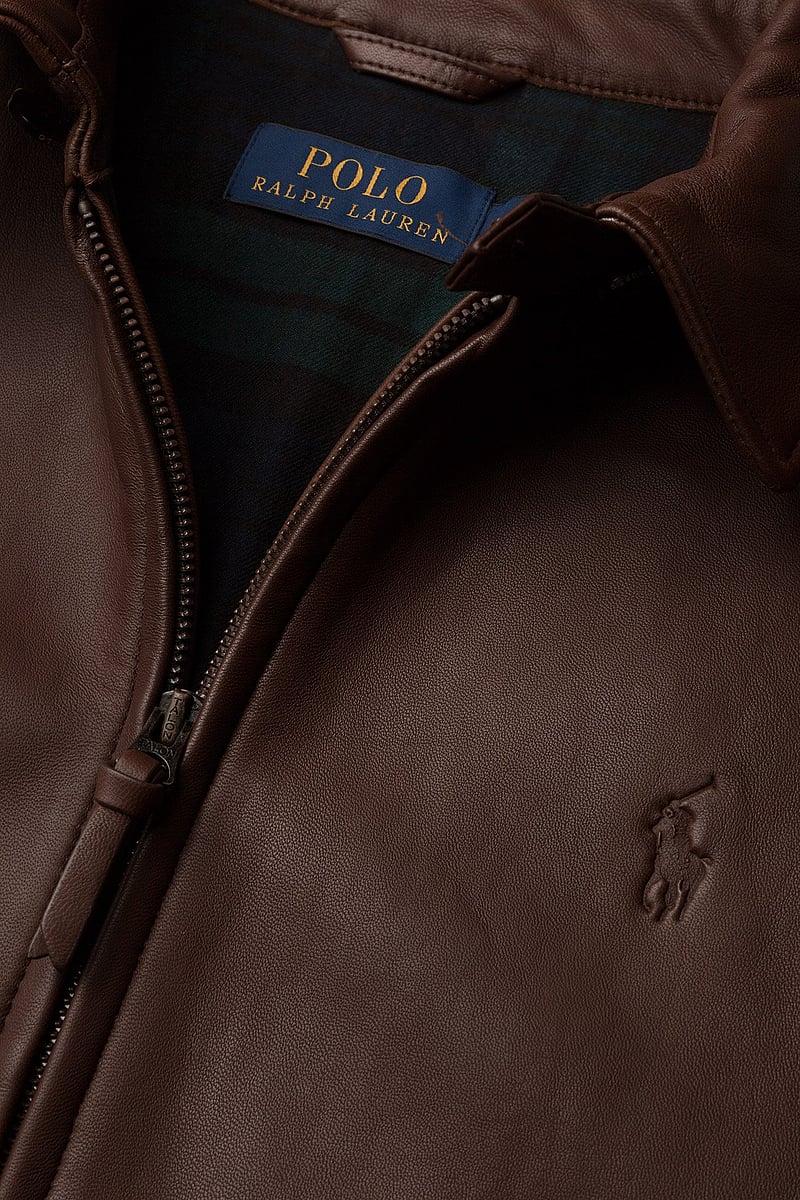 Polo Ralph Lauren - Leather Jacket - herbstjacken - bison brown - 3