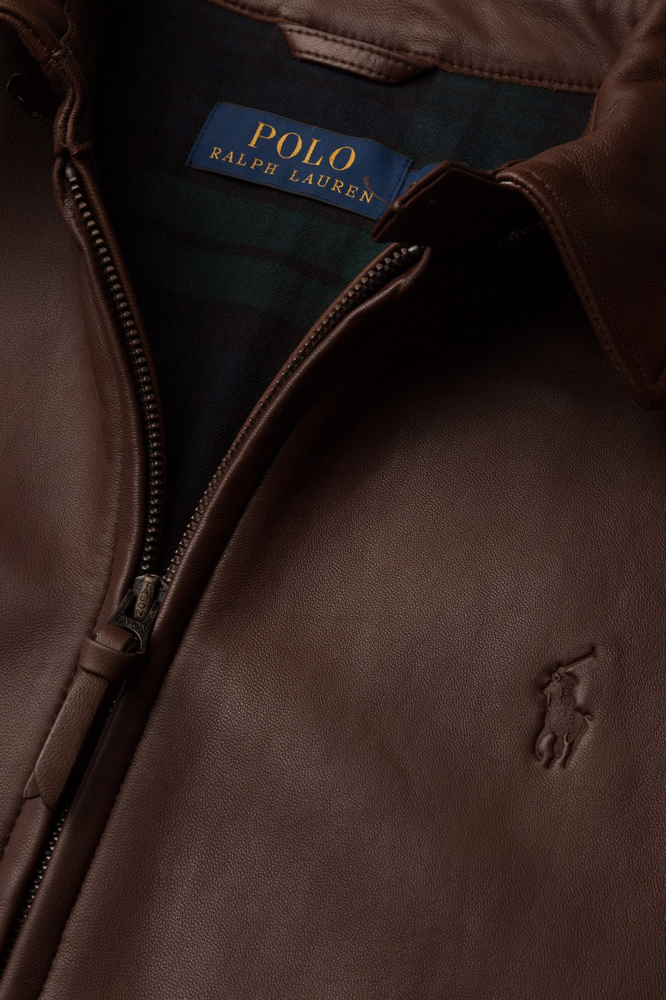 Polo Ralph Lauren - The Bayville Leather Jacket - bison brown - 3
