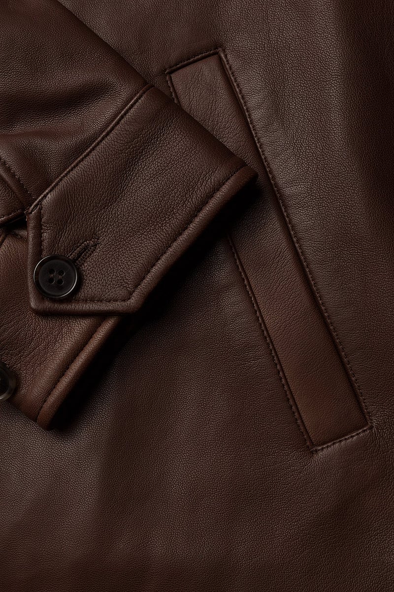 Polo Ralph Lauren - Leather Jacket - herbstjacken - bison brown - 4