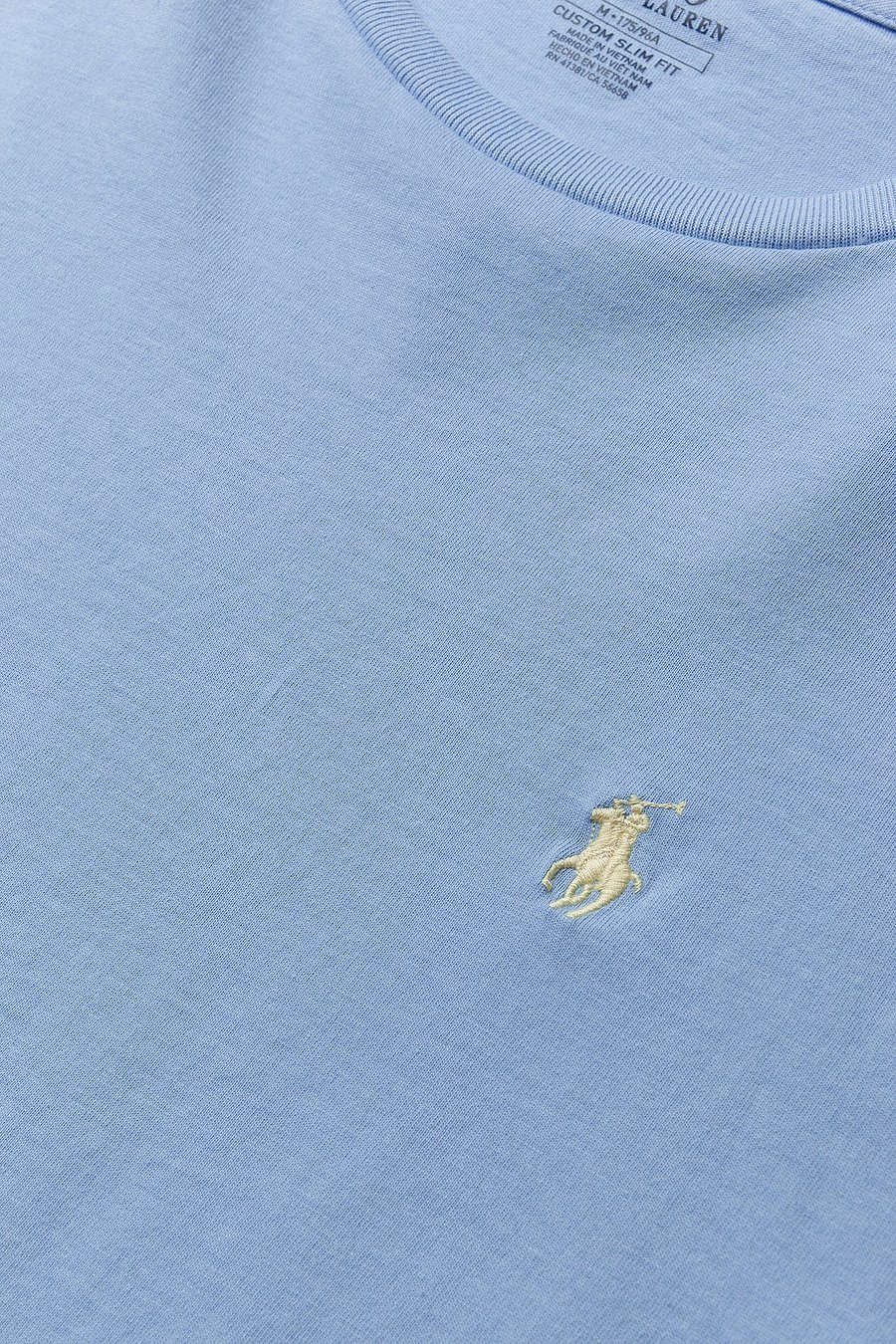 Polo Ralph Lauren - Custom Slim Fit Jersey Crewneck T-Shirt - kurzärmelig - austin blue - 2