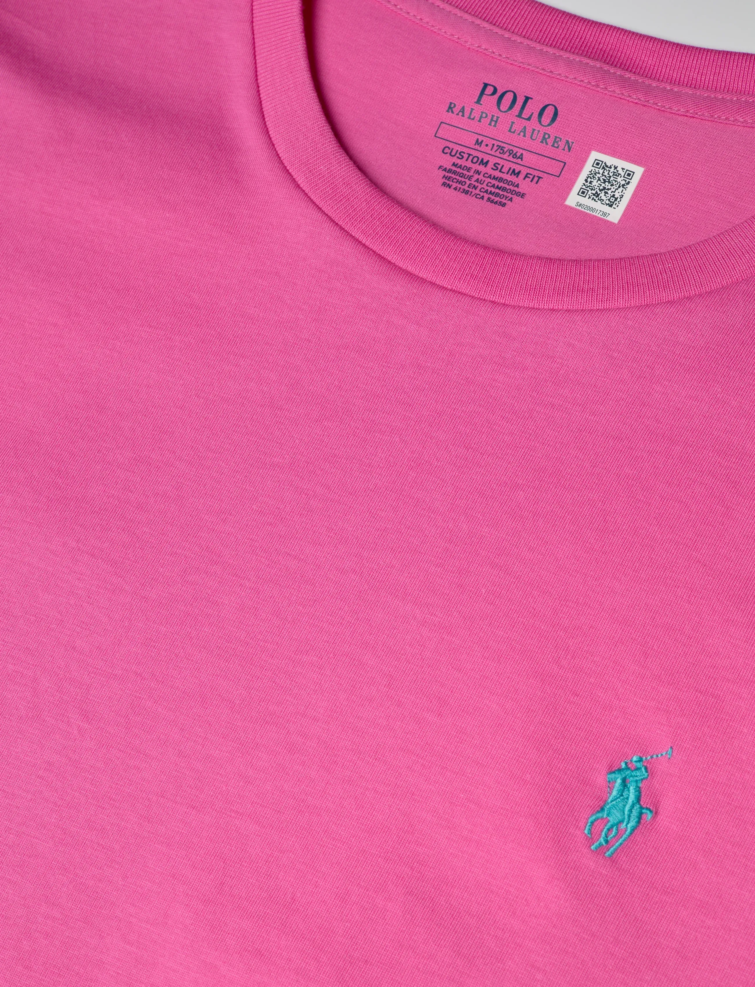 Polo Ralph Lauren - Custom Slim Fit Jersey Crewneck T-Shirt - kurzärmelig - baja pink/c6995 - 2