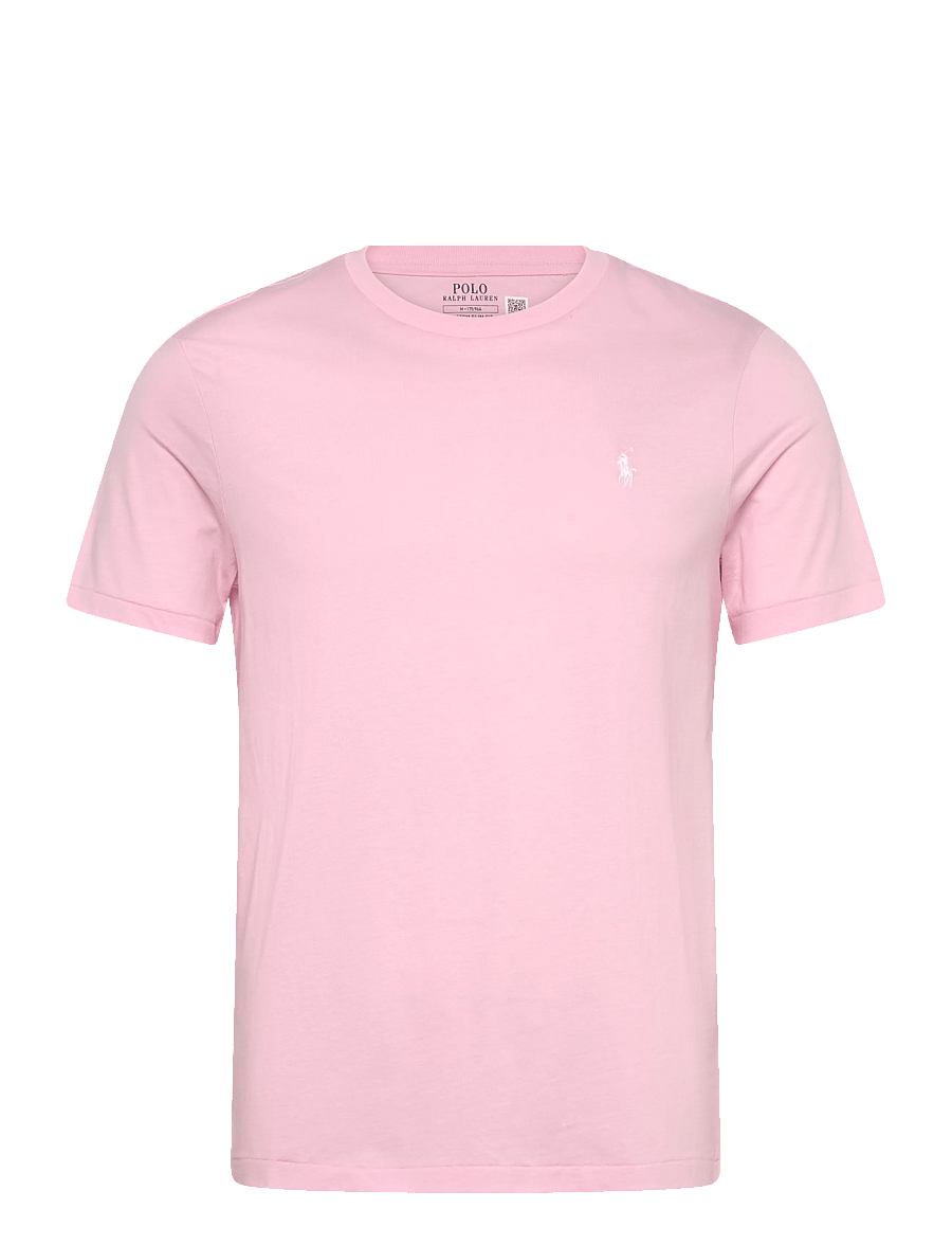 Polo Ralph Lauren - Custom Slim Fit Jersey Crewneck T-Shirt - short-sleeved t-shirts - bath pink/c1730 - 0