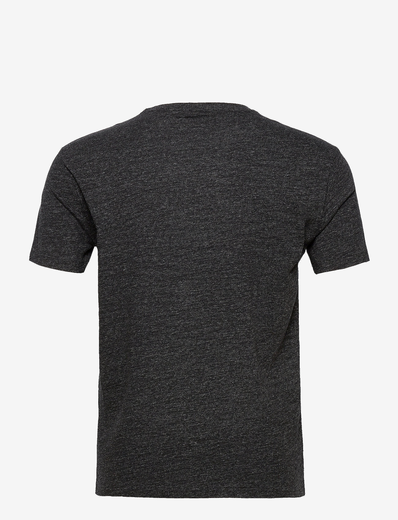 Polo Ralph Lauren - Custom Slim Fit Jersey Crewneck T-Shirt - kortærmede t-shirts - black marl heathe - 2
