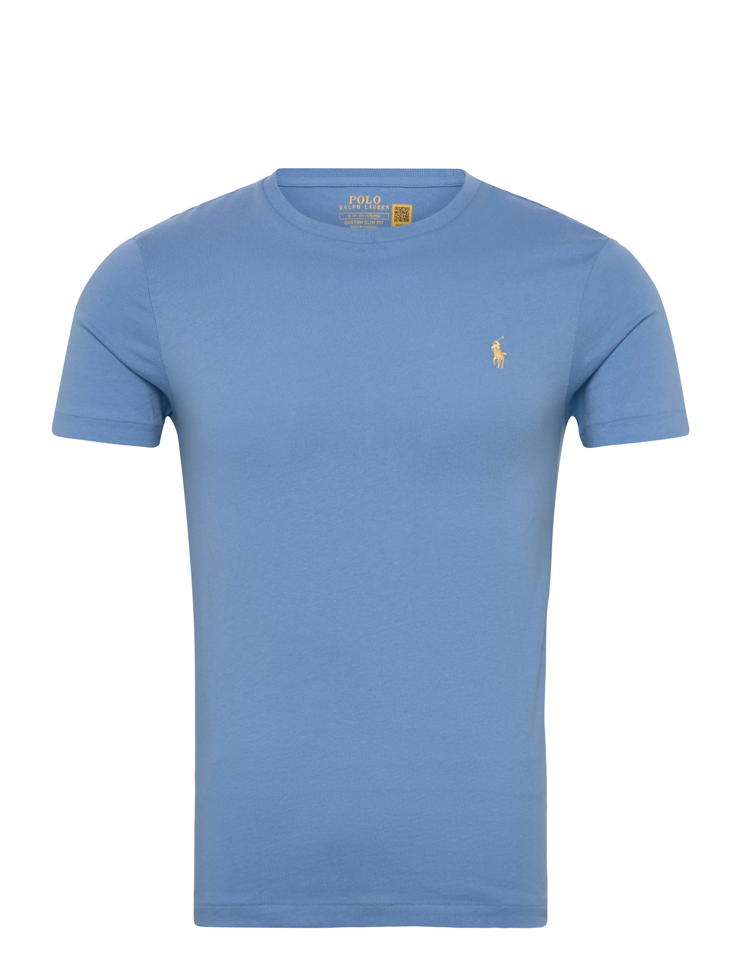 Polo Ralph Lauren Custom Slim Fit Jersey Crewneck T-Shirt - Riided - BRISTOL BLUE/C135 / blue