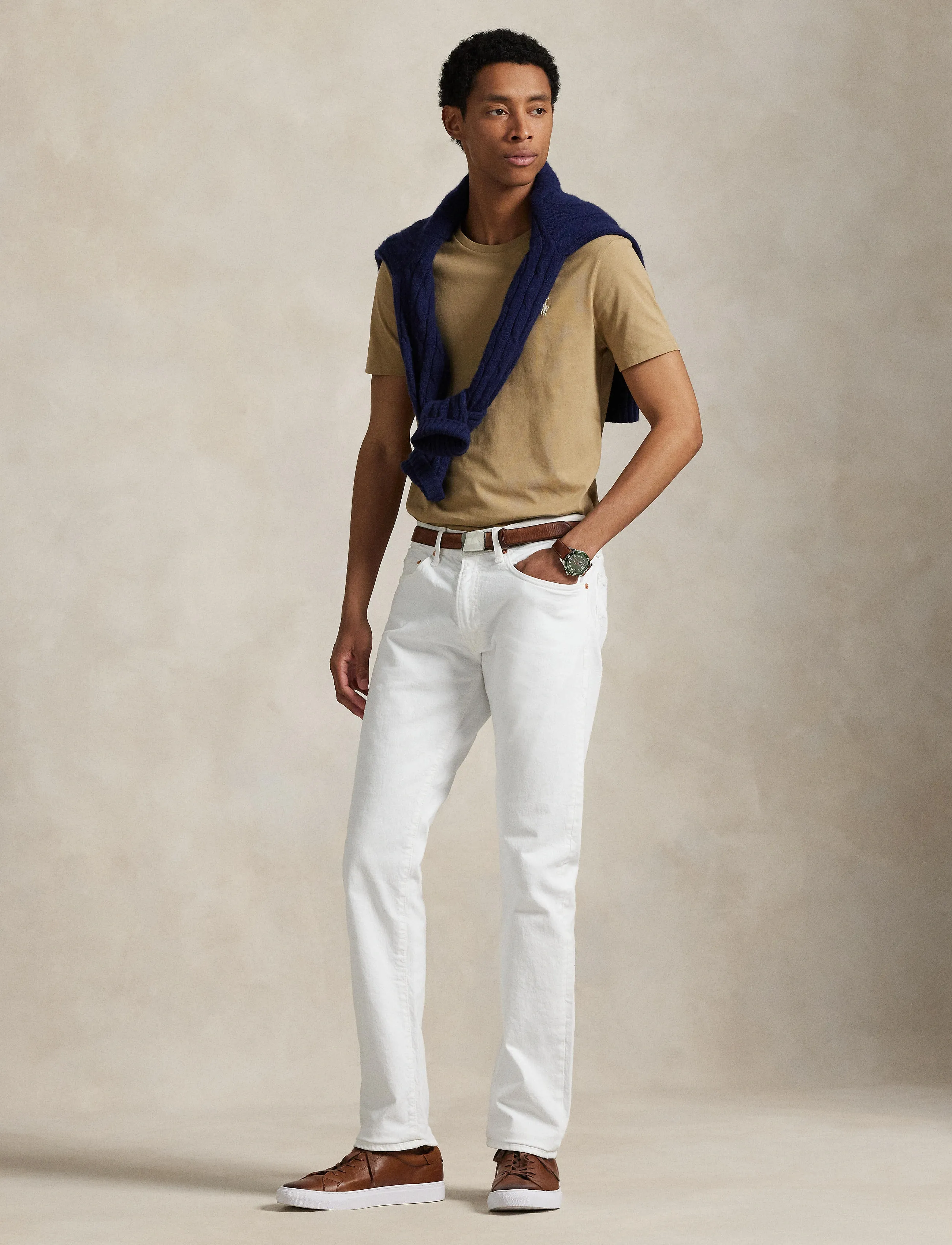 Polo Ralph Lauren 26/1 JERSEY-SSL-TSH - T-Shirts - CAFE TAN/C8176 / beige