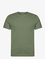 Polo Ralph Lauren - Custom Slim Fit Jersey Crewneck T-Shirt - laisvalaikio marškinėliai - cargo green heath - 0
