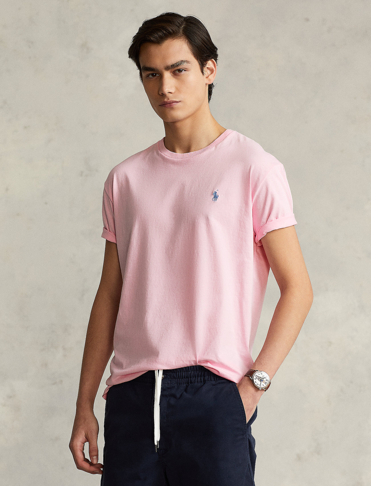 Polo Ralph Lauren - 26/1 JERSEY-SSL-TSH - kortärmade t-shirts - carmel pink/c7349 - 0