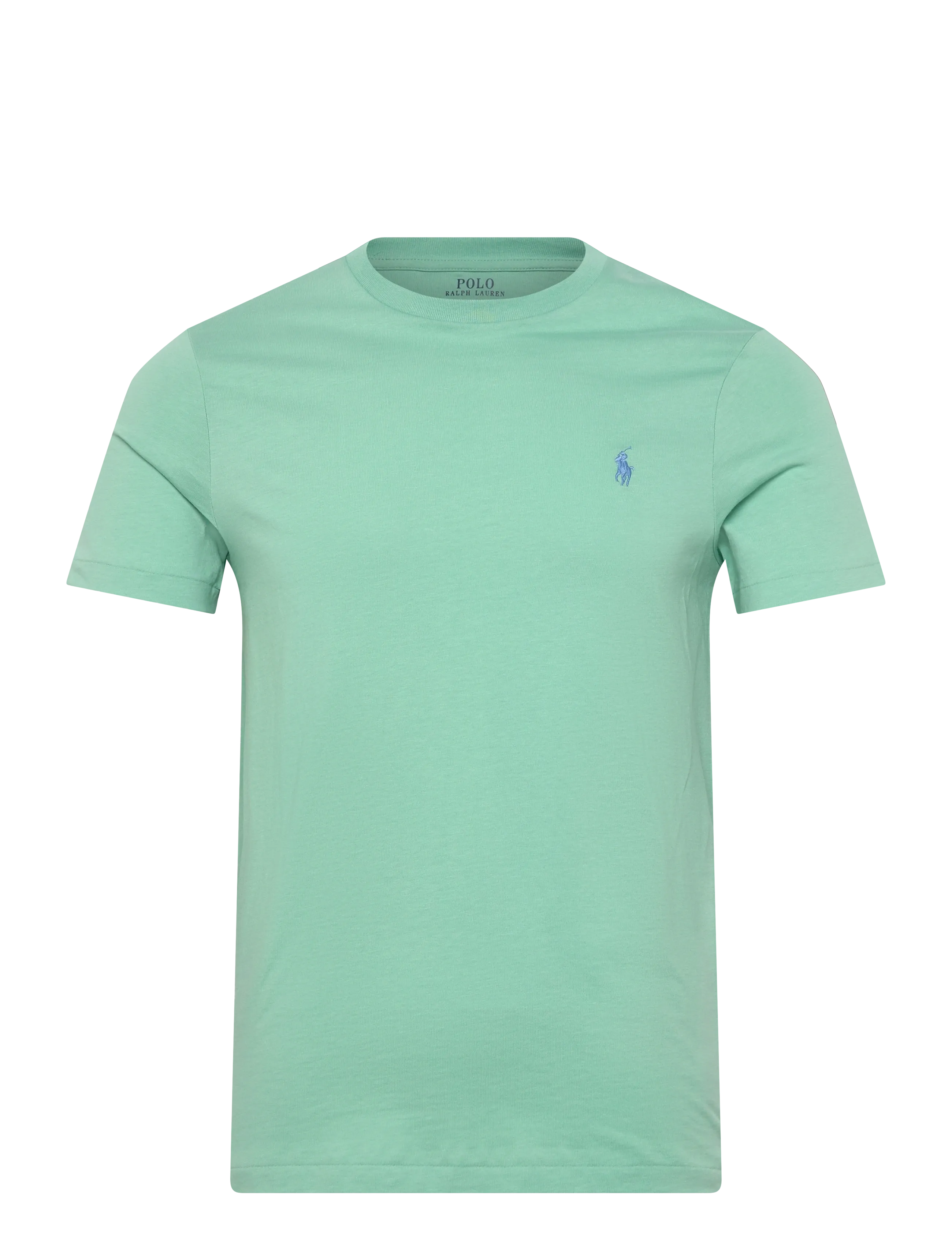 Polo Ralph Lauren Custom Slim Fit Jersey Crewneck T-Shirt - Kurzärmelig - CELADON/C7109 / green