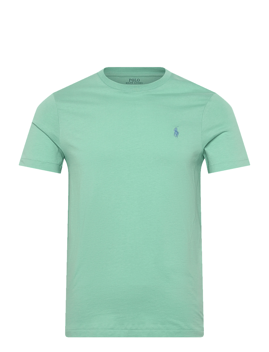 Polo Ralph Lauren - Custom Slim Fit Jersey Crewneck T-Shirt - kurzärmelig - celadon/c7109 - 0