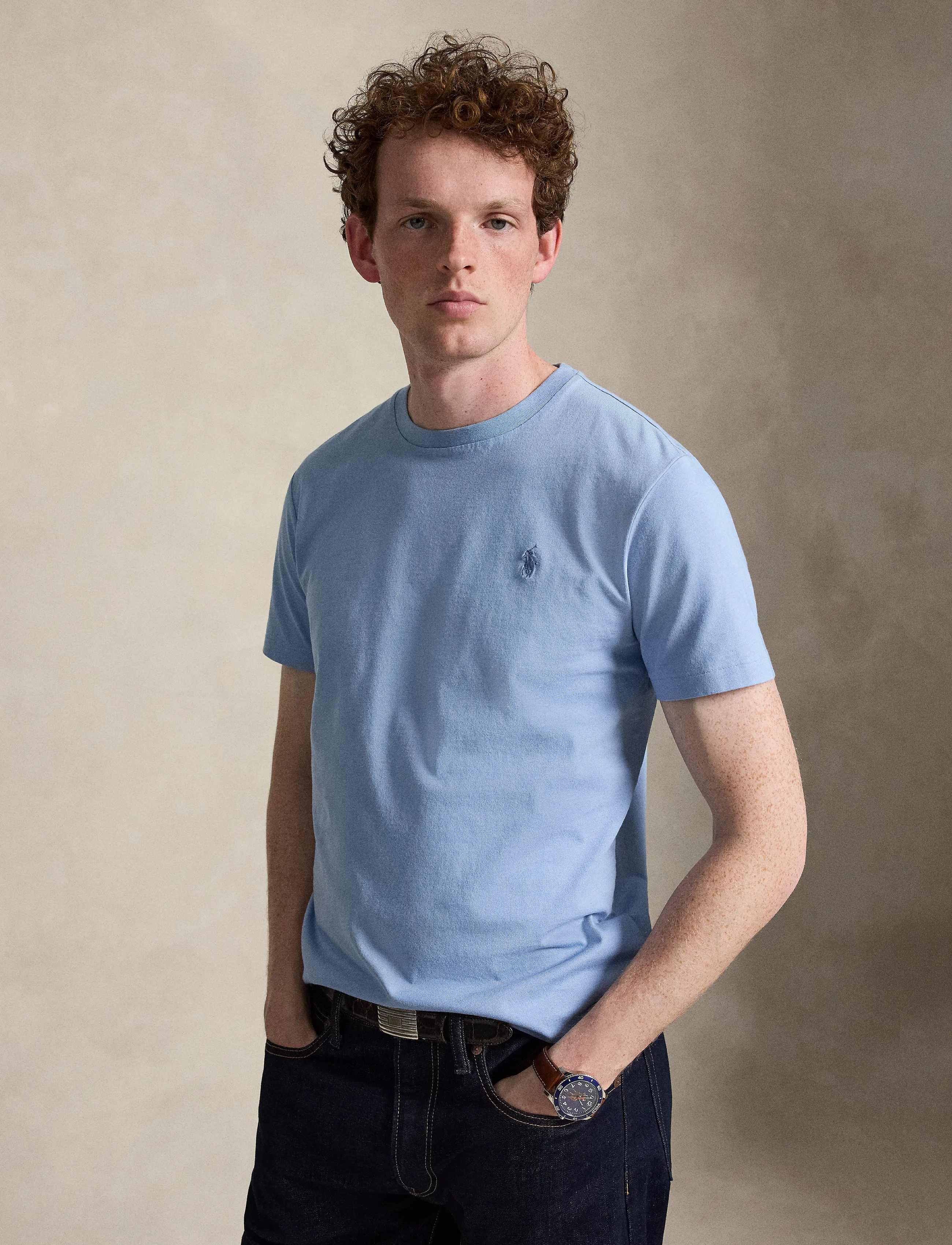 Polo Ralph Lauren Custom Slim Fit Jersey Crewneck T-Shirt herr – bild 4