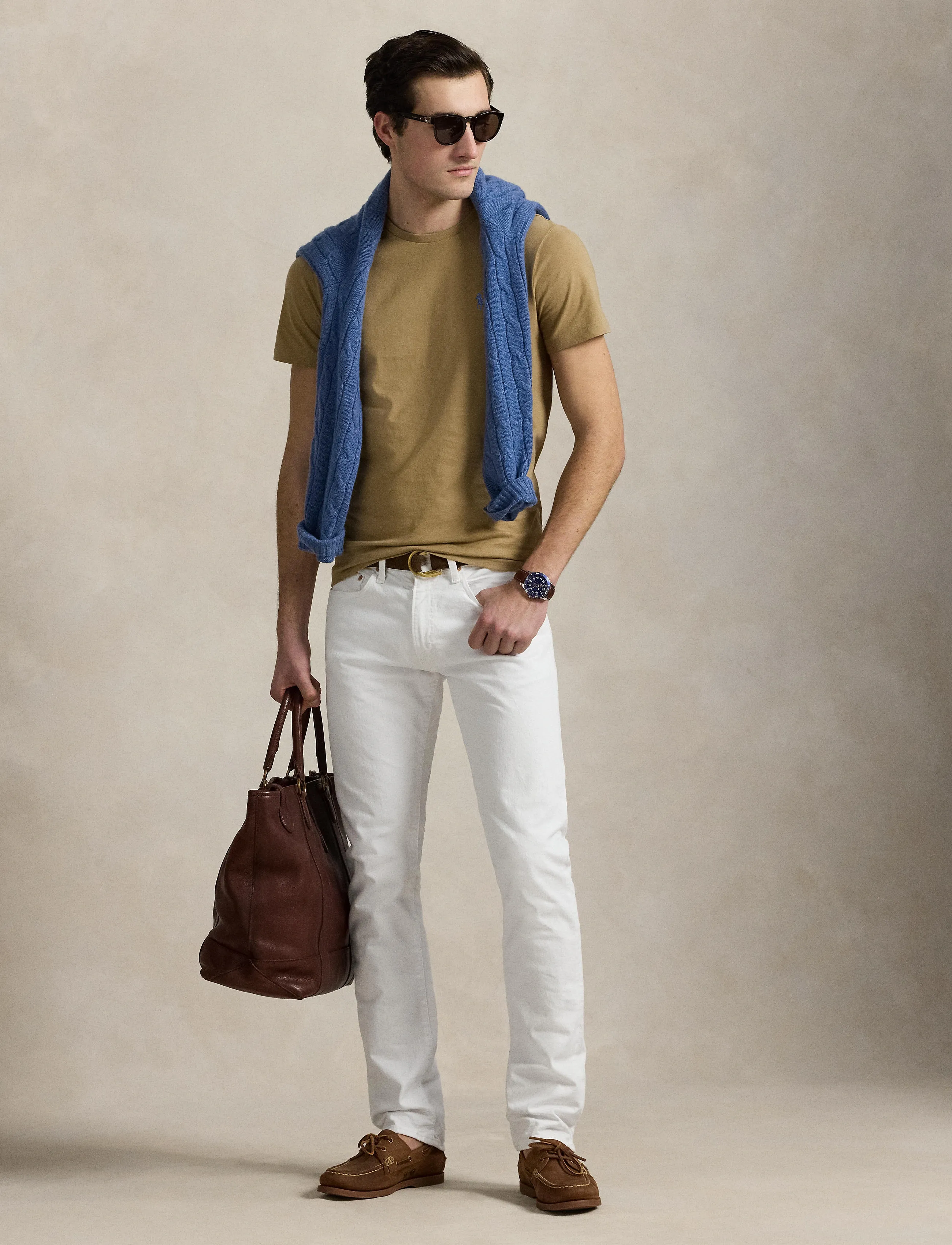 Polo Ralph Lauren 26/1 JERSEY-SSL-TSH - T-Shirts - COASTAL BEIGE/C79 / beige