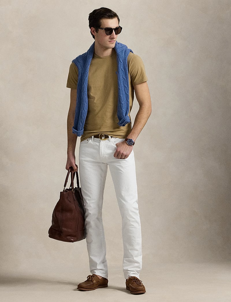 Polo Ralph Lauren - 26/1 JERSEY-SSL-TSH - t-shirts - coastal beige/c79 - 0