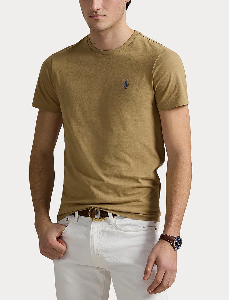 Polo Ralph Lauren - 26/1 JERSEY-SSL-TSH - t-shirts - coastal beige/c79 - 5