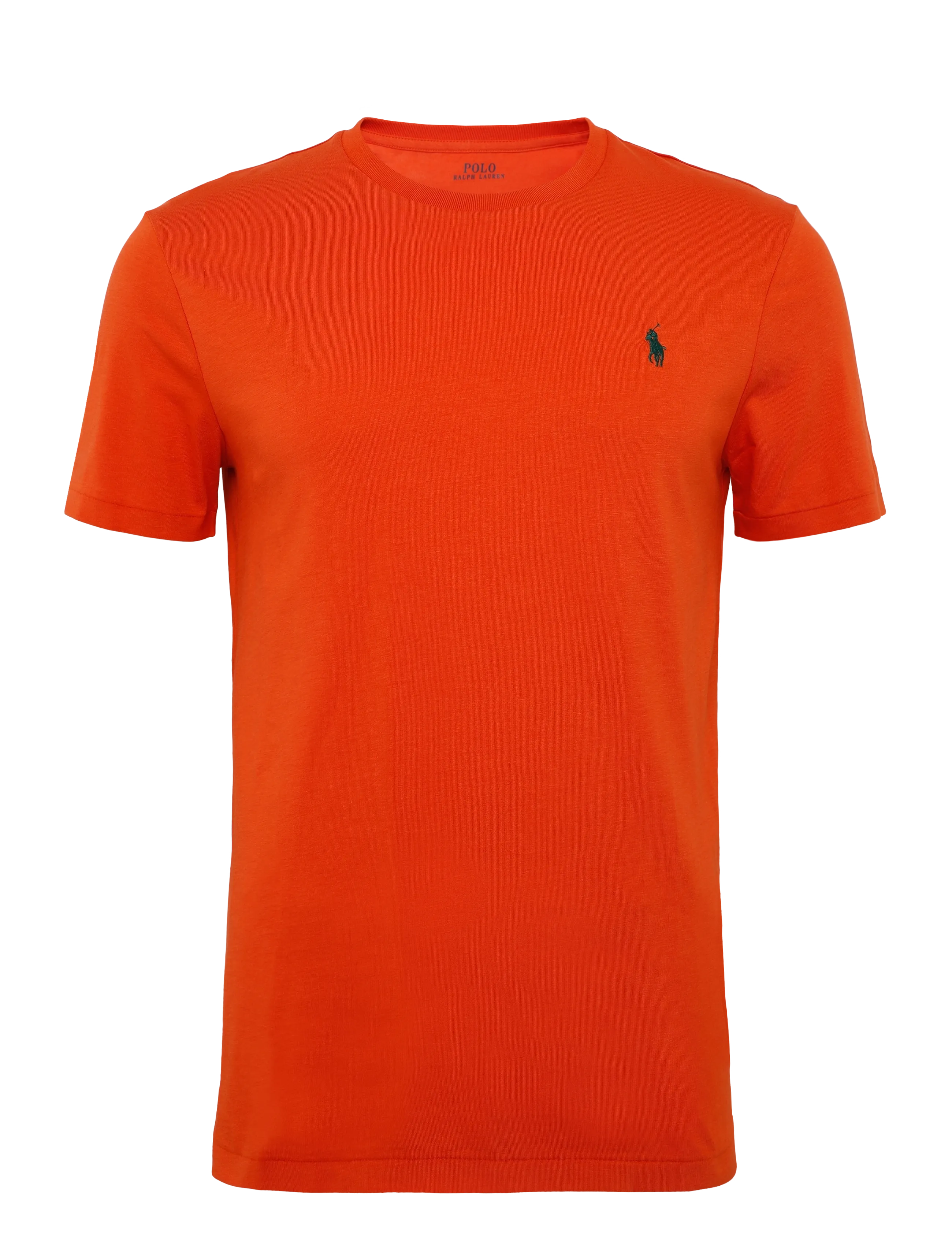Polo Ralph Lauren Custom Slim Fit Jersey Crewneck T-Shirt - Kurzärmelige T-Shirts - COLLEGE ORANGE/C5 / orange