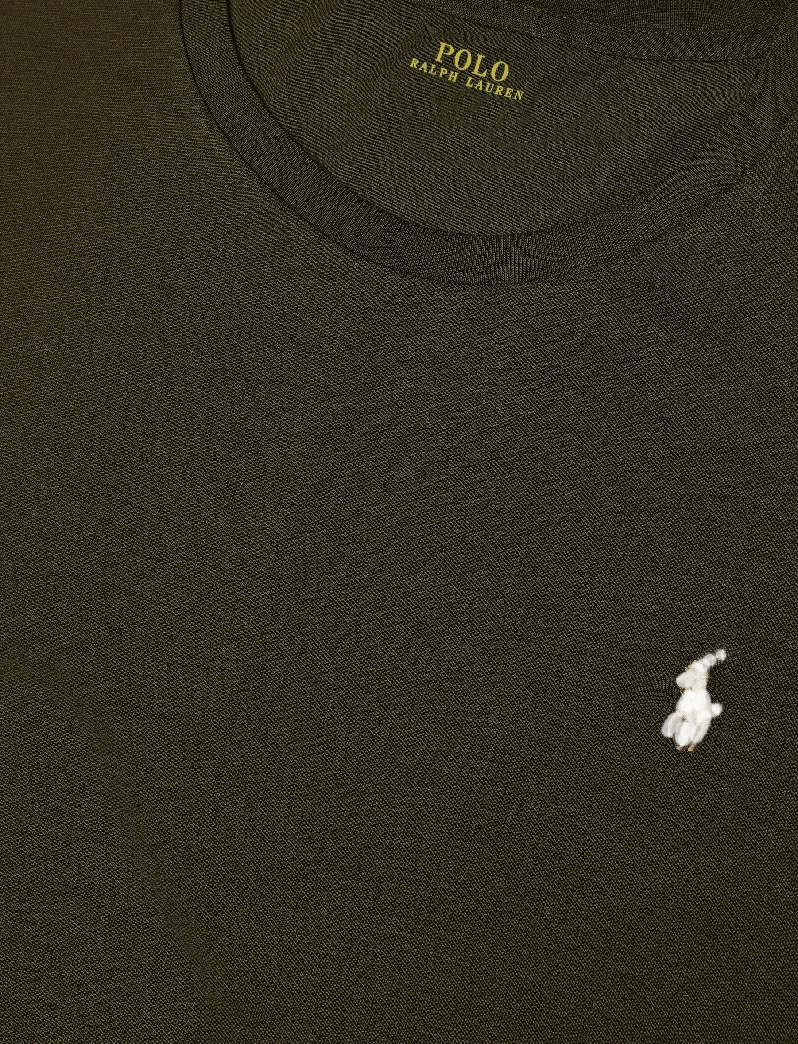 Polo Ralph Lauren - Custom Slim Fit Jersey Crewneck T-Shirt - kurzärmelig - company olive/c85 - 2
