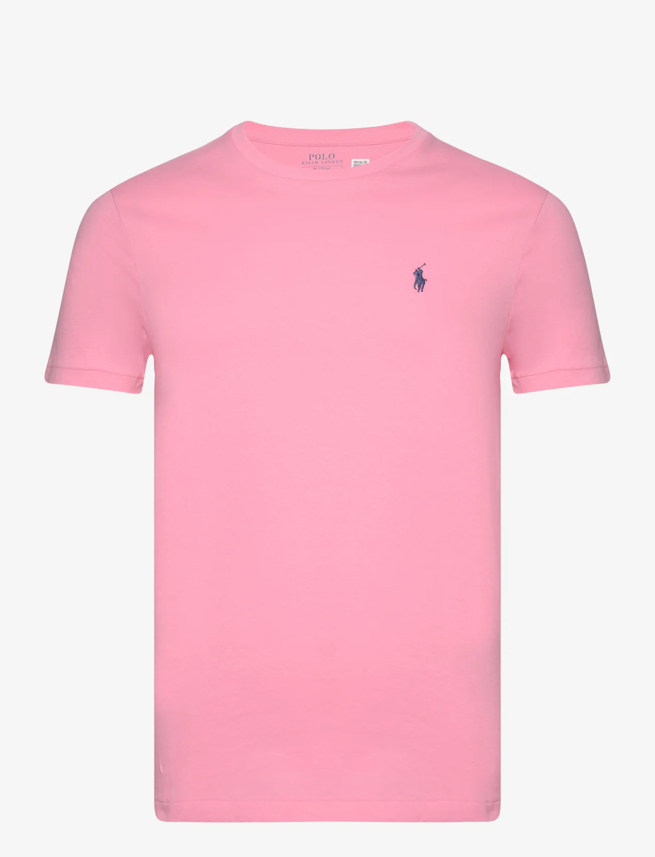 Polo Ralph Lauren - Custom Slim Fit Jersey Crewneck T-Shirt - laisvalaikio marškinėliai - course pink/c7532 - 0