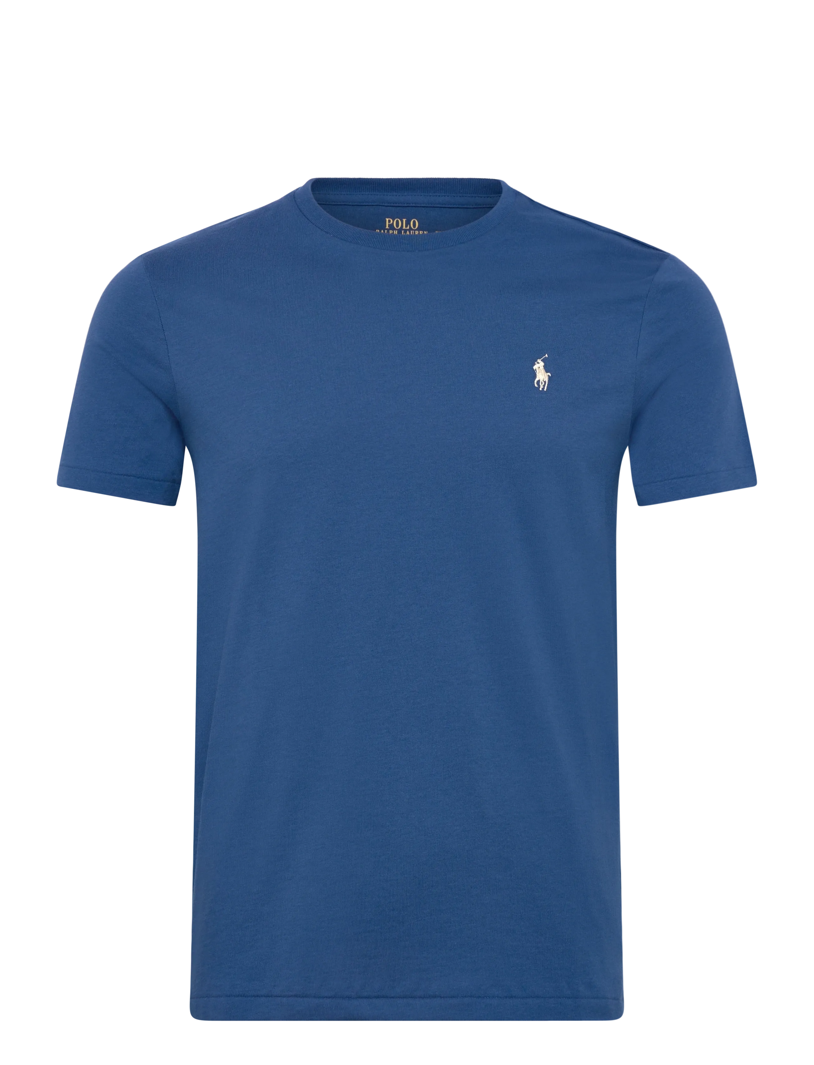 Polo Ralph Lauren Custom Slim Fit Jersey Crewneck T-Shirt - Kurzärmelig - DUSTY AZURE/C8135 / blue