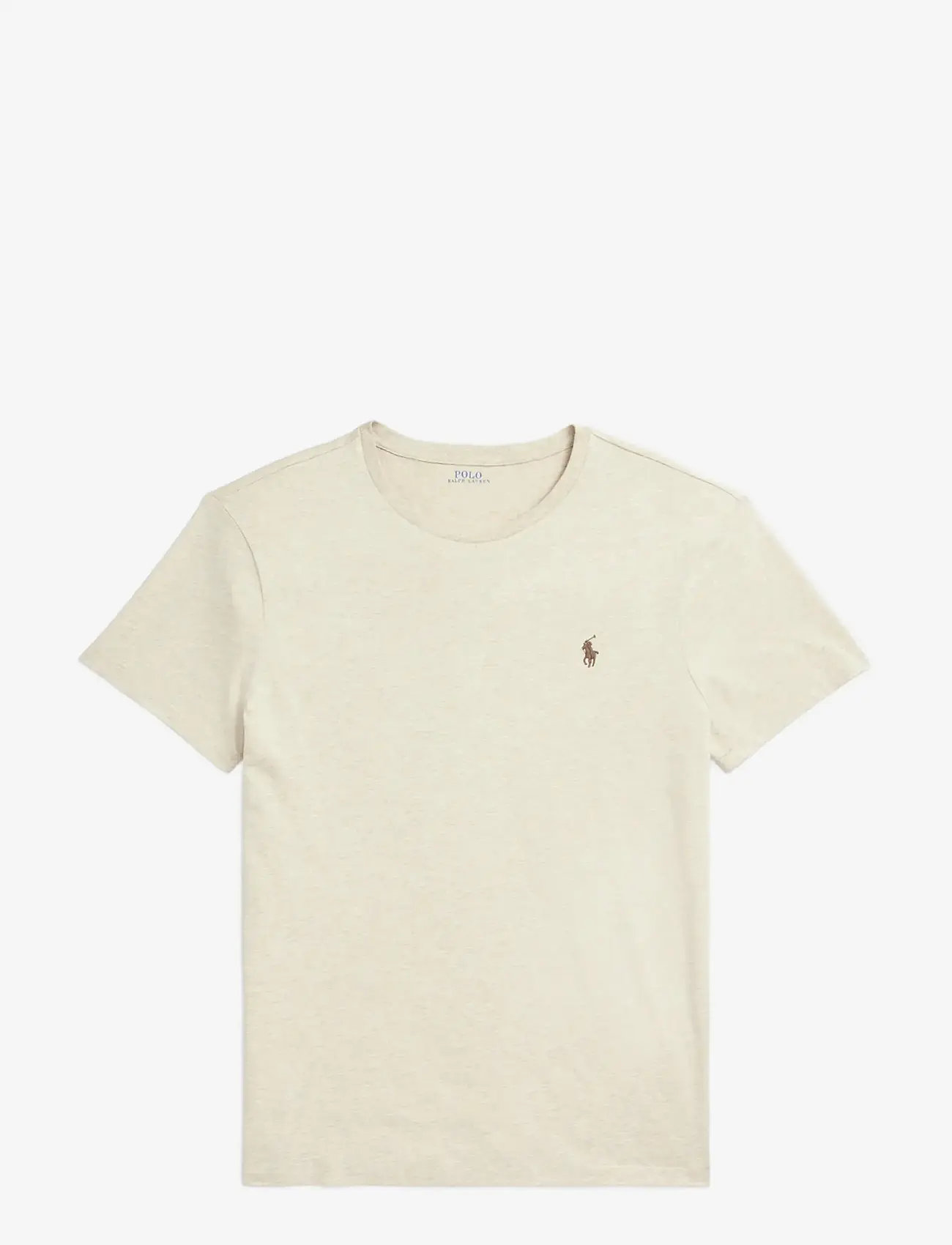 Polo Ralph Lauren - Custom Slim Fit Jersey Crewneck T-Shirt - lühikeste varrukatega t-särgid - expedition dune h - 1