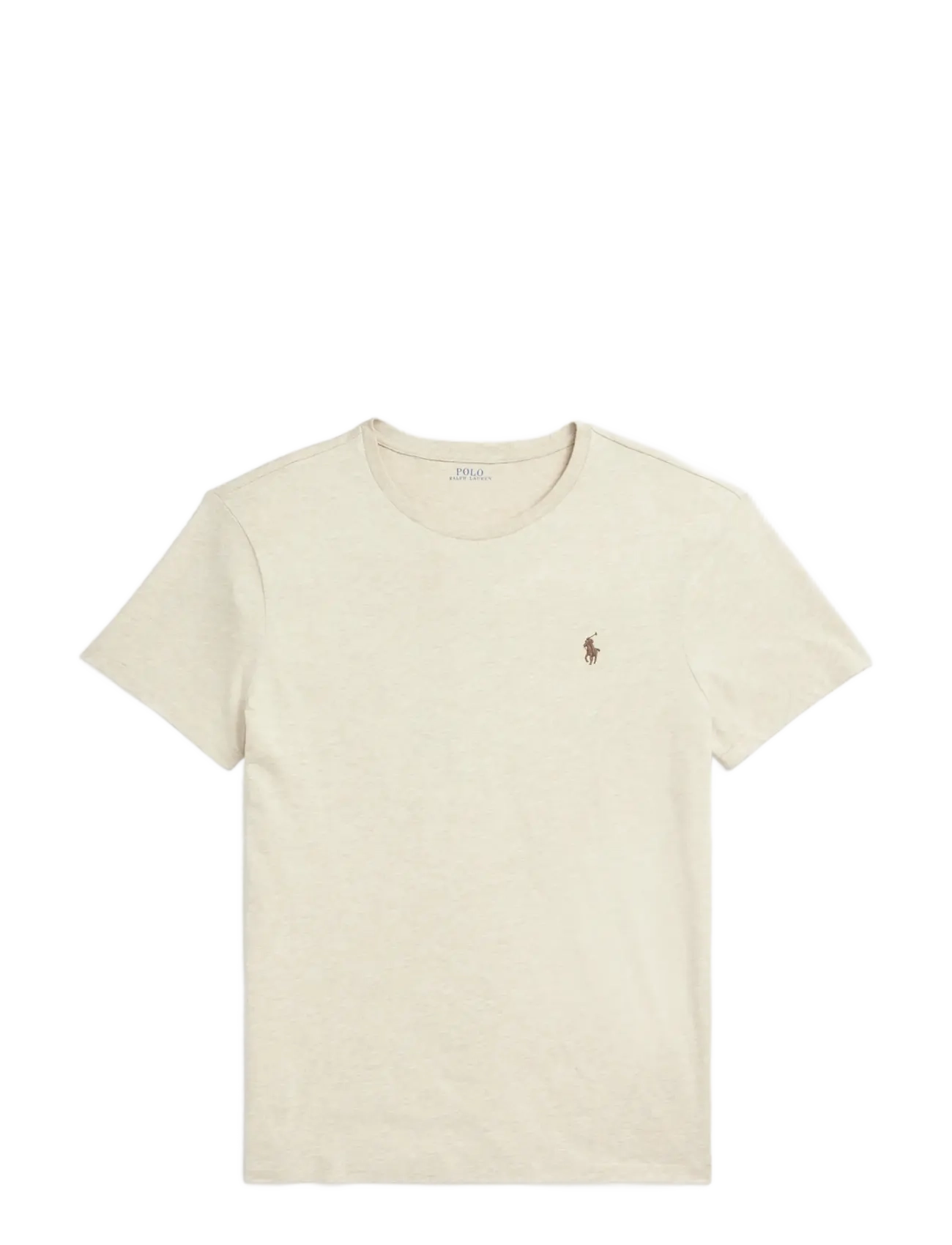 Polo Ralph Lauren Custom Slim Fit Jersey Crewneck T-Shirt - Riided - EXPEDITION DUNE H / beige