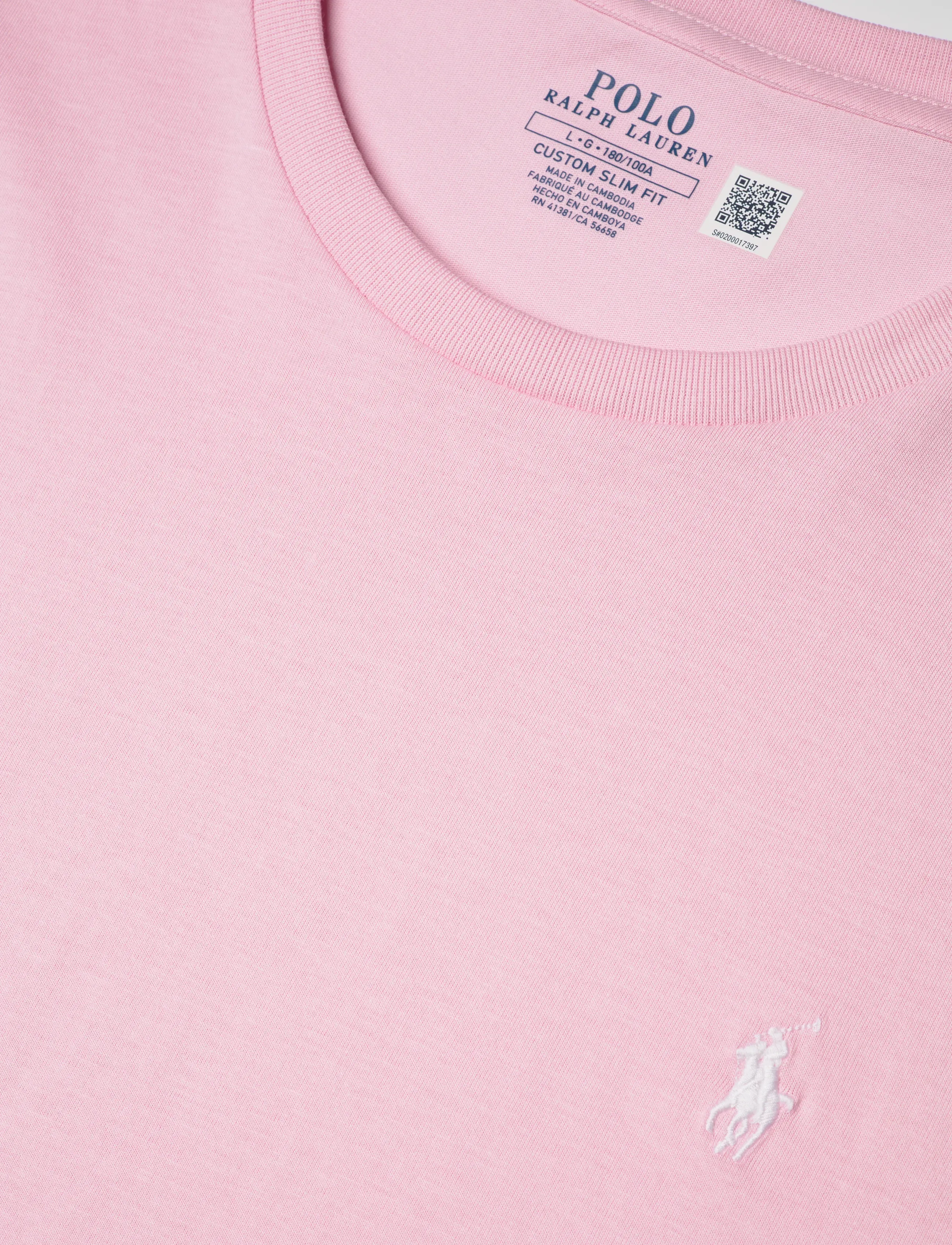 Polo Ralph Lauren - Custom Slim Fit Jersey Crewneck T-Shirt - kurzärmelig - garden pink/c1730 - 2