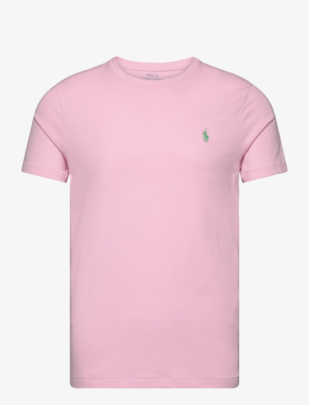 Polo Ralph Lauren - Custom Slim Fit Jersey Crewneck T-Shirt - laisvalaikio marškinėliai - garden pink/c5140 - 0