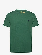 Custom Slim Fit Jersey Crewneck T-Shirt - GREEN HEATHER/C79