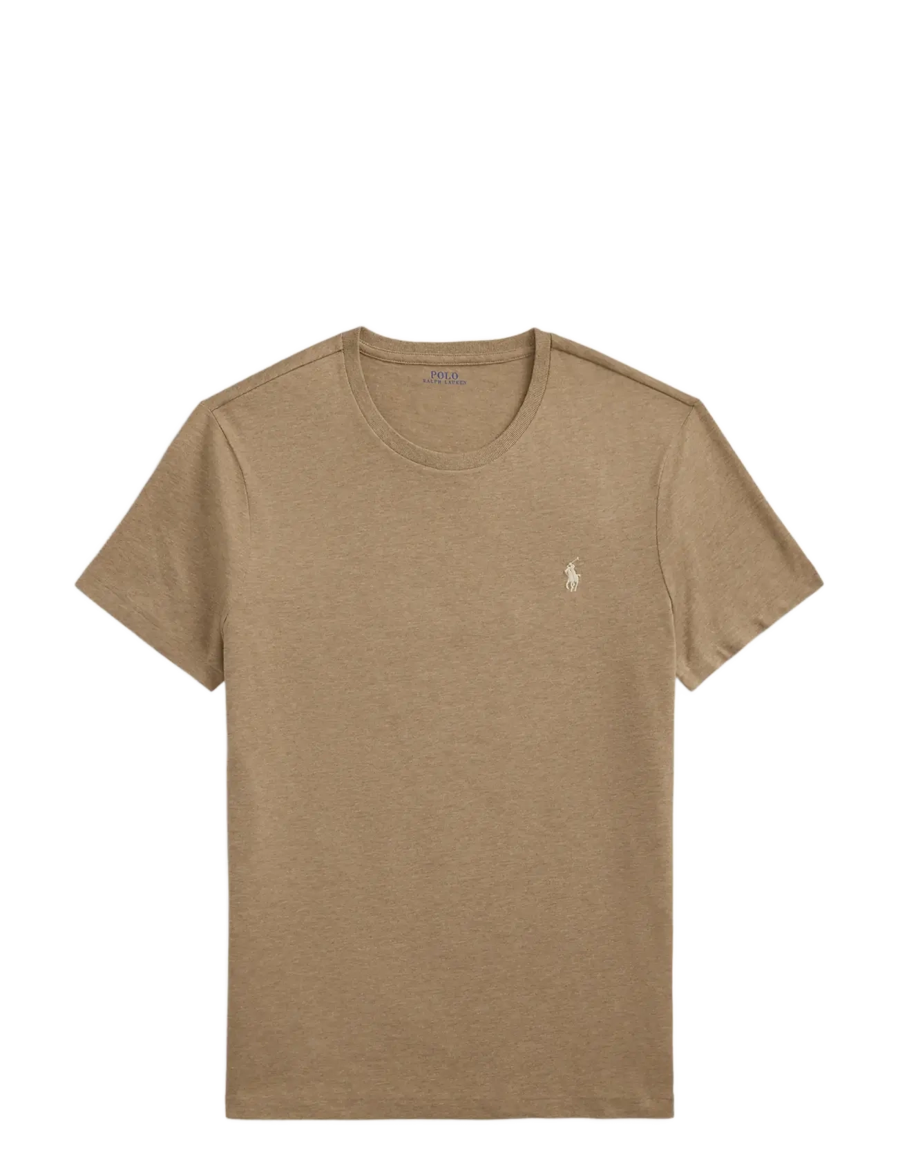 Polo Ralph Lauren 26/1 JERSEY-SSL-TSH - T-shirts - GREY CLOUD HEATHE / beige