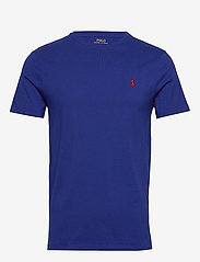 Polo Ralph Lauren - Custom Slim Fit Jersey Crewneck T-Shirt - basic t-krekli - heritage royal/c3 - 0