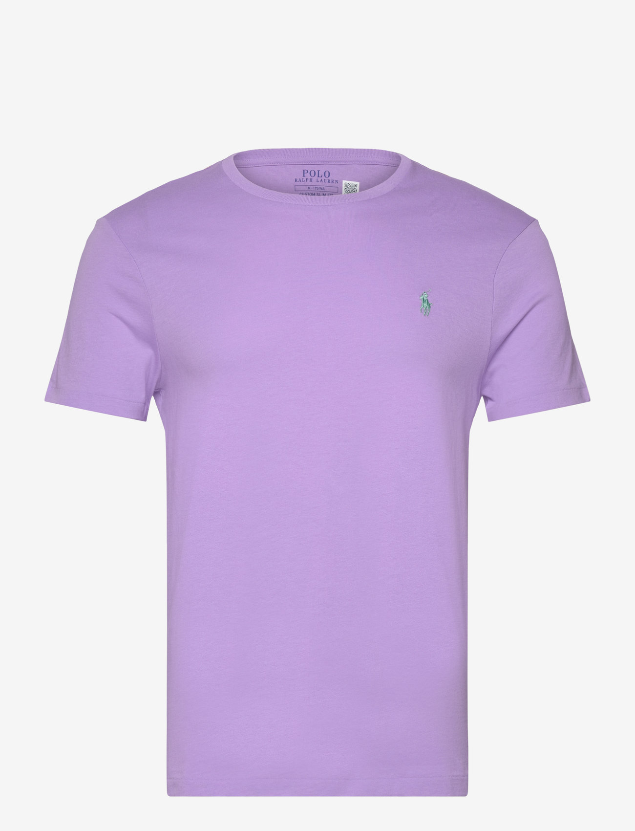 Polo Ralph Lauren - Custom Slim Fit Jersey Crewneck T-Shirt - t-shirts - light lilac/c5171 - 0