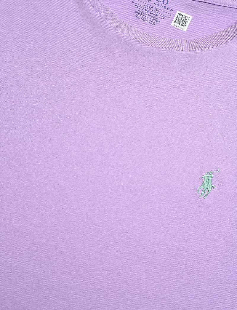 Polo Ralph Lauren - Custom Slim Fit Jersey Crewneck T-Shirt - t-shirts - light lilac/c5171 - 2