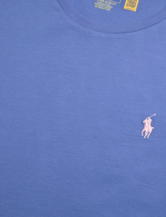 Polo Ralph Lauren - Custom Slim Fit Jersey Crewneck T-Shirt - stuttermarbolir - new england blue/ - 2
