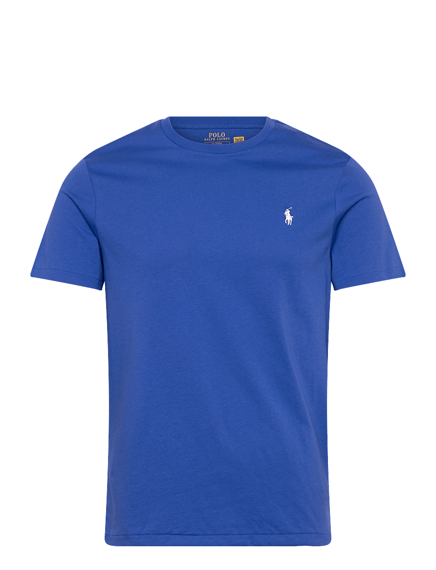 Polo Ralph Lauren - Custom Slim Fit Jersey Crewneck T-Shirt - kurzärmelig - new iris blue/c17 - 0