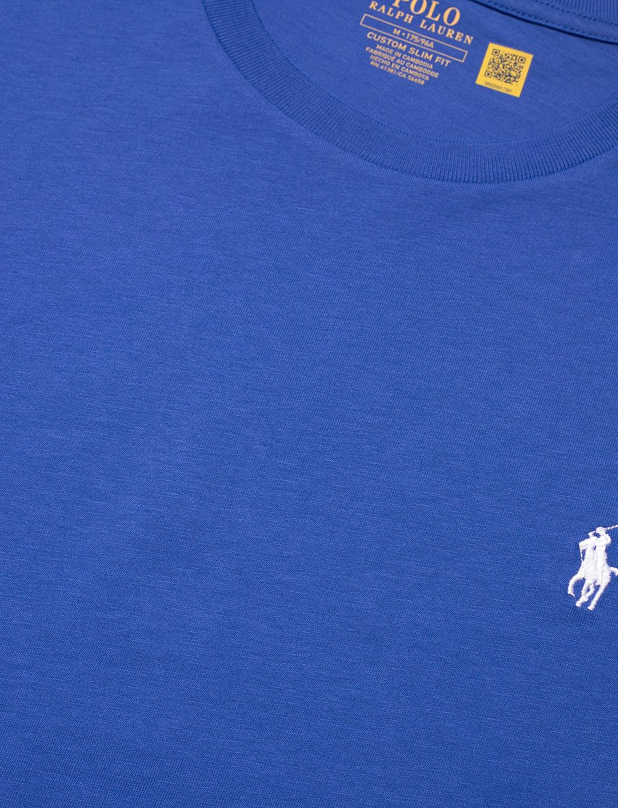 Polo Ralph Lauren - Custom Slim Fit Jersey Crewneck T-Shirt - kurzärmelig - new iris blue/c17 - 2