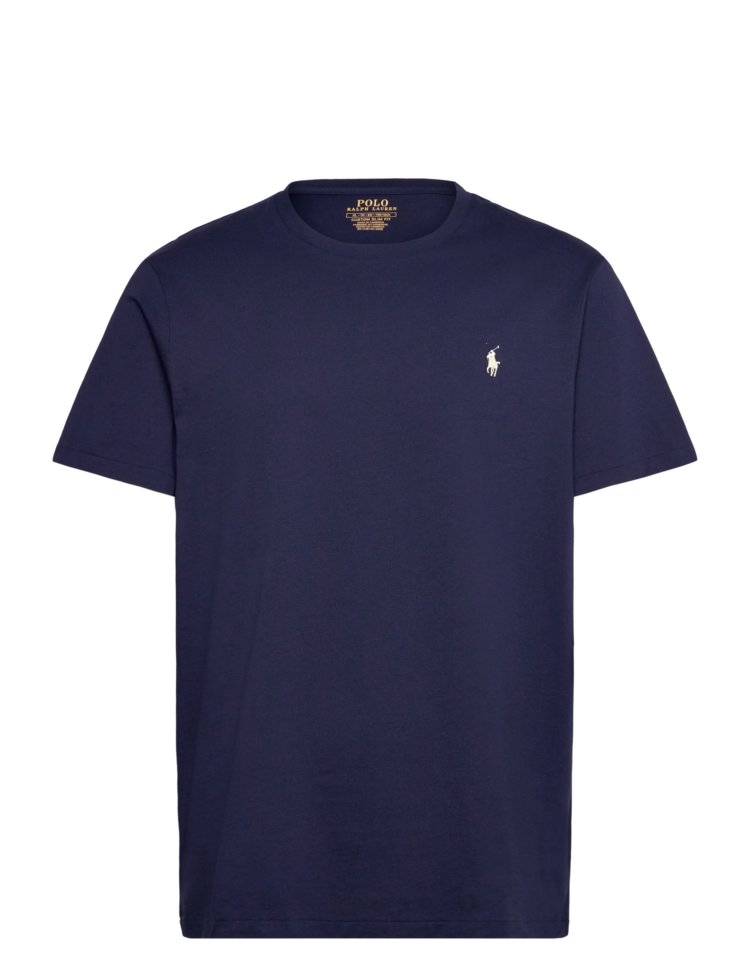 Custom Slim Fit Jersey Crewneck T-Shirt - NEWPORT NAVY/C812