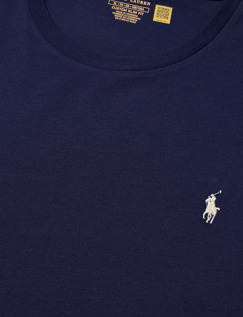 Polo Ralph Lauren - Custom Slim Fit Jersey Crewneck T-Shirt - t-shirts - newport navy/c812 - 2