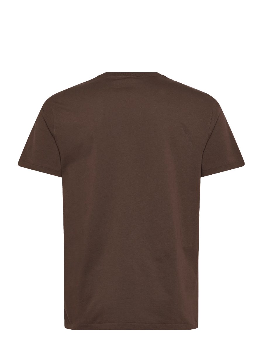 Polo Ralph Lauren - Custom Slim Fit Jersey Crewneck T-Shirt - kurzärmelig - nutmeg brown/c866 - 1