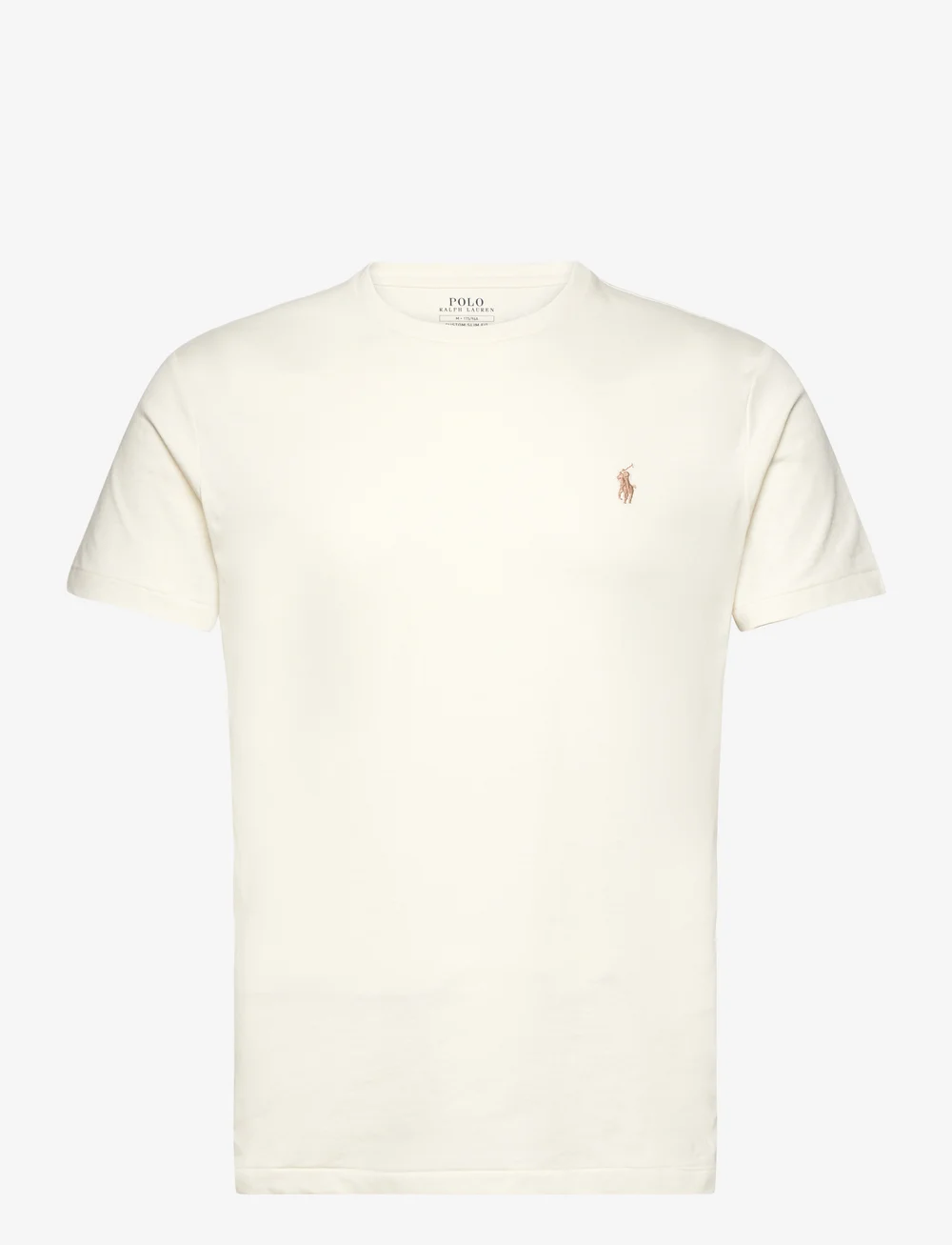 【POLO RALPH LAUREN】W Custom Slim Fit Bare Jersey T-shirt Polo Ralph Lauren Custom Slim Fit Jersey Crewneck T-shirt