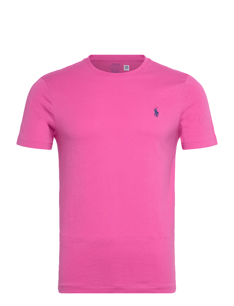 Polo Ralph Lauren - Custom Slim Fit Jersey Crewneck T-Shirt - t-shirts - peony/c7331 - 0