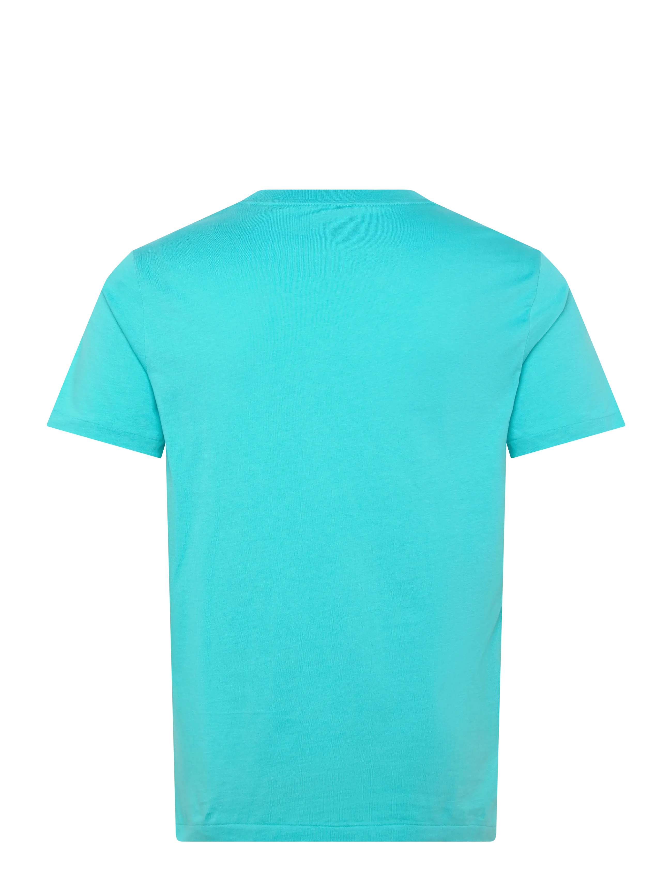 Polo Ralph Lauren - Custom Slim Fit Cotton T-Shirt - stutterma bolir - perfect turquoise - 1